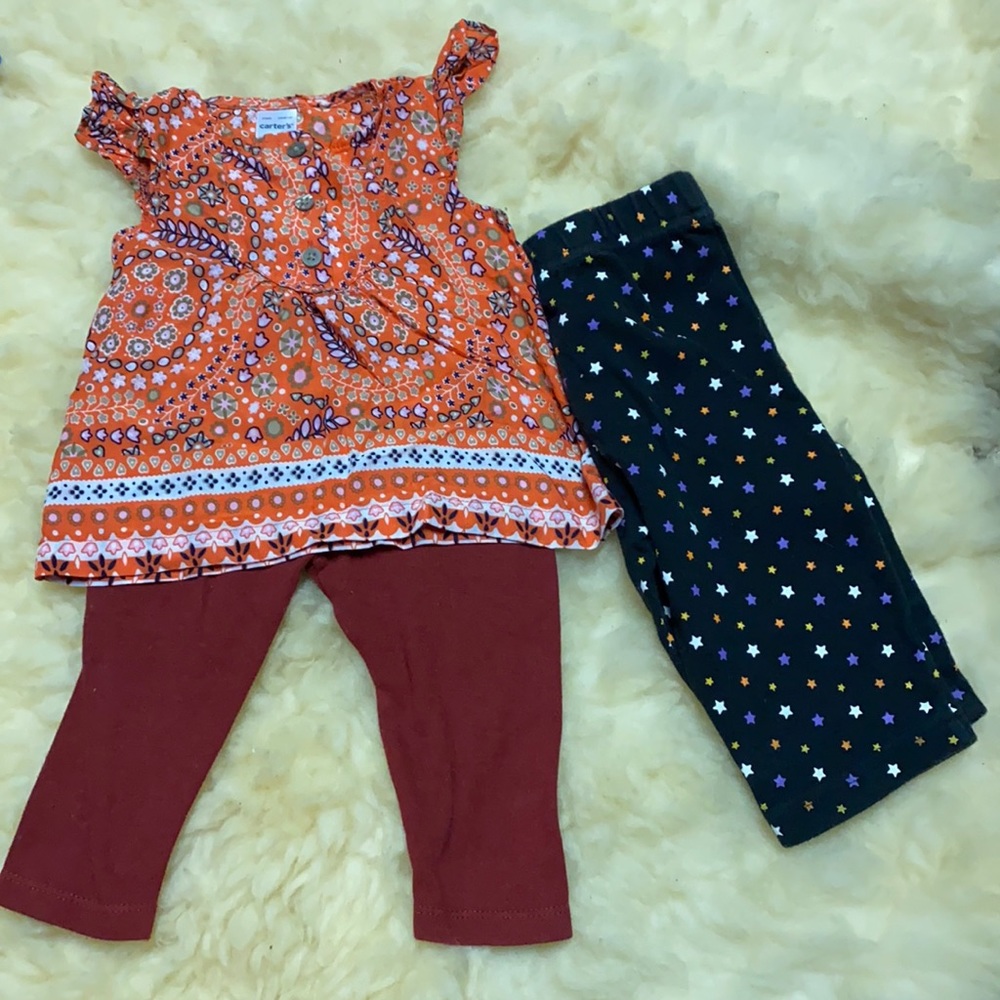 Adorable fall outfit Carters Laura Ashley baby